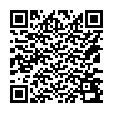 QR kód a telefonszámhoz +14137492355