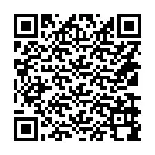 QR-koodi puhelinnumerolle +14139998986