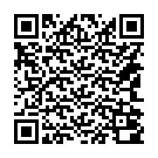 Código QR para número de teléfono +14142000003