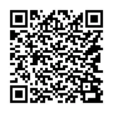 Código QR para número de telefone +14142093268