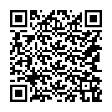 QR kód a telefonszámhoz +14142169183