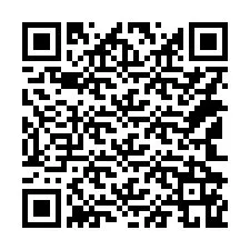 QR-koodi puhelinnumerolle +14142169211