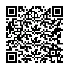 QR-koodi puhelinnumerolle +14142169212