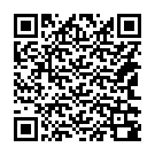 QR Code สำหรับหมายเลขโทรศัพท์ +14142380015