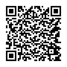 Código QR para número de teléfono +14142405684