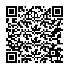 Código QR para número de telefone +14143467105