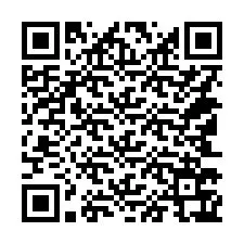 Código QR para número de teléfono +14143767698