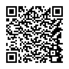 QR-code voor telefoonnummer +14144880091