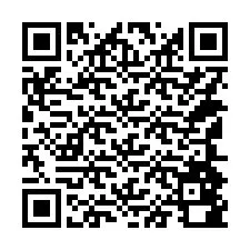 QR-koodi puhelinnumerolle +14144880744