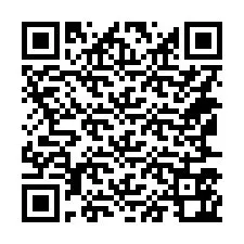 Kode QR untuk nomor Telepon +14167562096