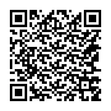 Código QR para número de telefone +14167759436