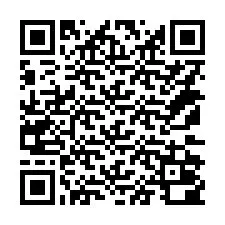 QR-код для номера телефона +14172000001