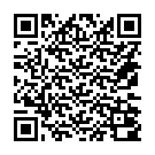 QR-code voor telefoonnummer +14172000003