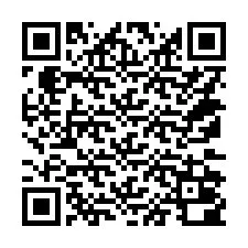 QR kód a telefonszámhoz +14172000008