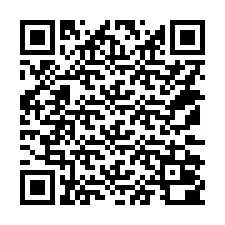 QR kód a telefonszámhoz +14172000010