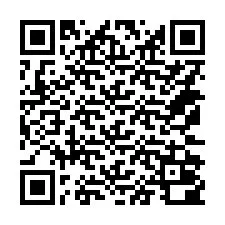 QR kód a telefonszámhoz +14172000023