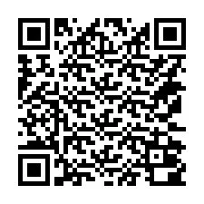 QR-код для номера телефона +14172000032