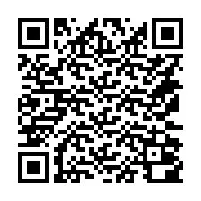 QR код за телефонен номер +14172000036