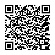 QR-koodi puhelinnumerolle +14172000044