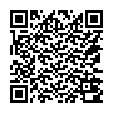 QR kód a telefonszámhoz +14172000828