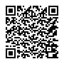 Código QR para número de teléfono +14172000843