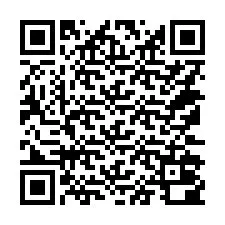 QR-koodi puhelinnumerolle +14172000868