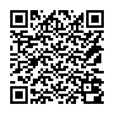 QR-код для номера телефона +14172000881