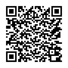 Código QR para número de telefone +14172000889