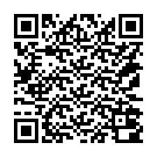 QR код за телефонен номер +14172000890