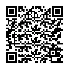 Código QR para número de teléfono +14172000924