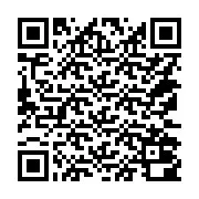 QR Code สำหรับหมายเลขโทรศัพท์ +14172000928