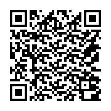 QR kód a telefonszámhoz +14172000933