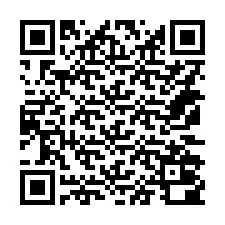 QR-code voor telefoonnummer +14172000987