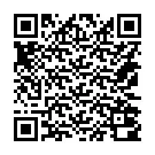 Codice QR per il numero di telefono +14172000997