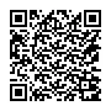 電話番号のQRコード +14172001012