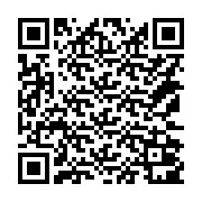 QR-code voor telefoonnummer +14172001021