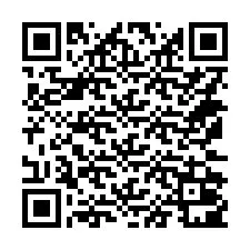 QR Code สำหรับหมายเลขโทรศัพท์ +14172001026