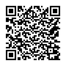 QR Code สำหรับหมายเลขโทรศัพท์ +14172001037