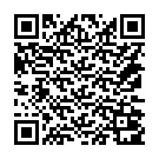 QR Code สำหรับหมายเลขโทรศัพท์ +14172001049