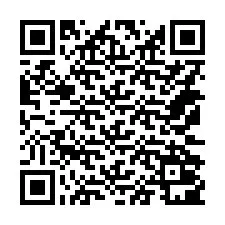 QR-код для номера телефона +14172001637