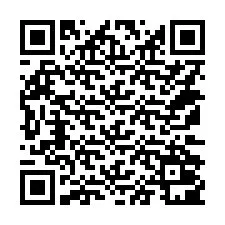 Codice QR per il numero di telefono +14172001644