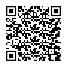 QR-код для номера телефона +14172288854