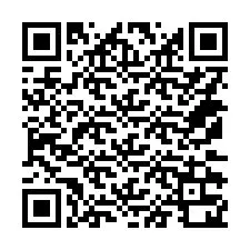 QR код за телефонен номер +14172320013