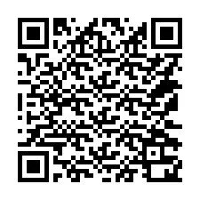 QR код за телефонен номер +14172320364