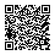 Kode QR untuk nomor Telepon +14172438071