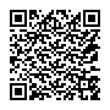 QR Code สำหรับหมายเลขโทรศัพท์ +14173559004