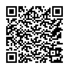 QR-code voor telefoonnummer +14173923847