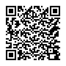 QR kód a telefonszámhoz +14177080265