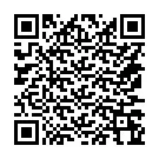 QR код за телефонен номер +14177264096