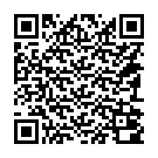 QR kód a telefonszámhoz +14192000008